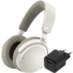 Sennheiser Accentum Wireless Wit+ BlueBuilt Quick Charge Oplader met Usb A Poort 18W Zwart